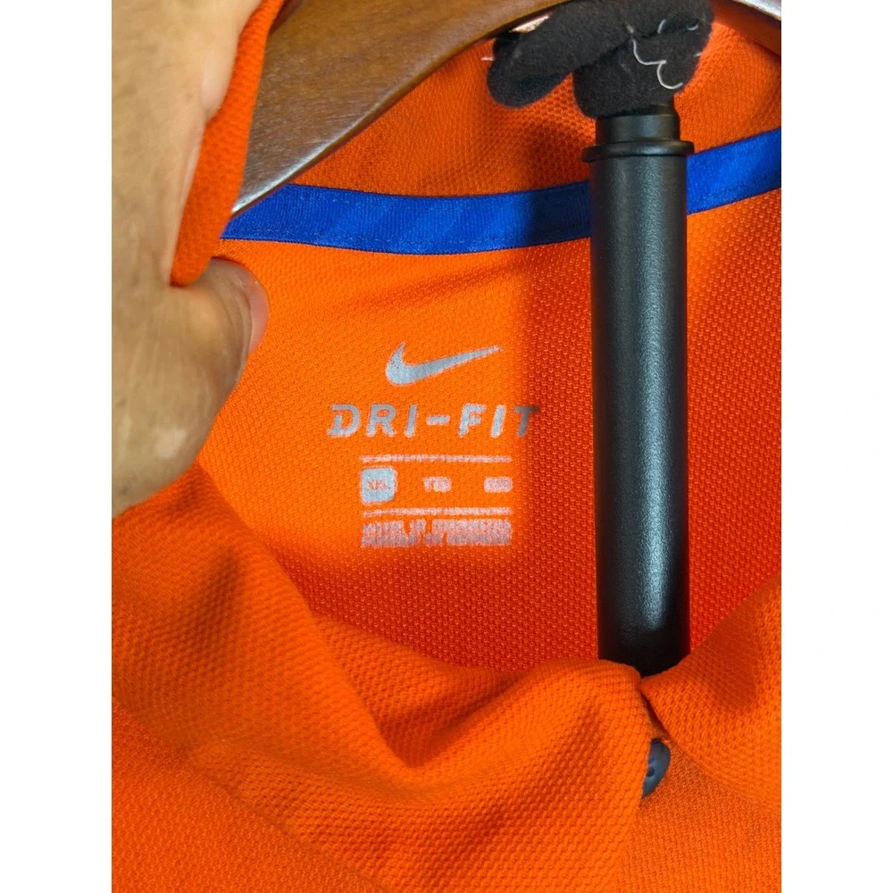 Nike Florida Gators Dri-FIT Polo Shirt Mens XXL Orange Short Sleeve Athletic